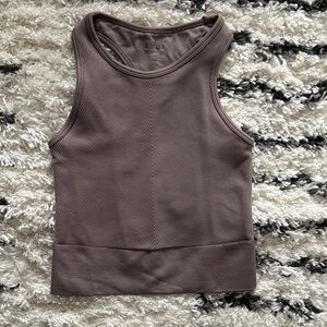 NWT A&F YBP Brown Sleeveless Ribbed Top